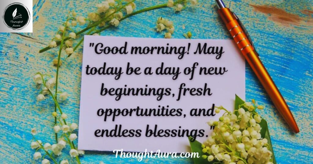 Good Morning Blessings to Manifest