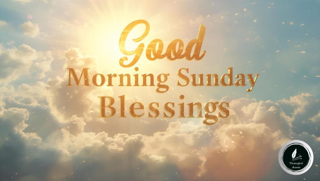 Good Morning Sunday Blessings