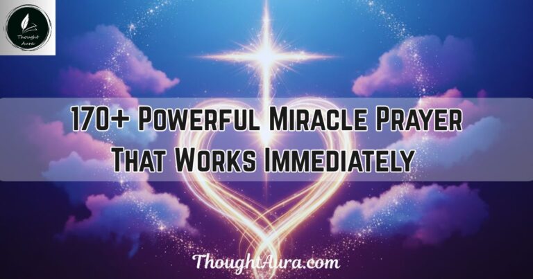 Miracle Prayer That Works Immediately
