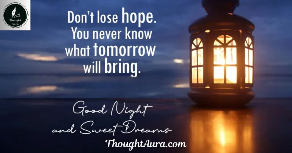 Motivational Good Night Quotes