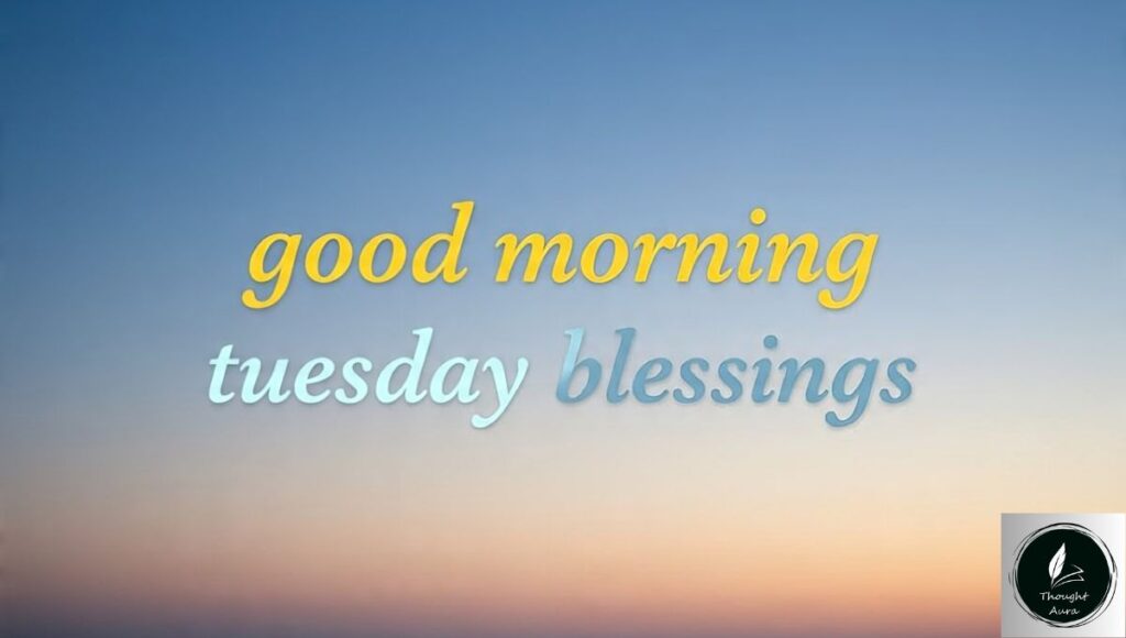 good morning tuesday blessings