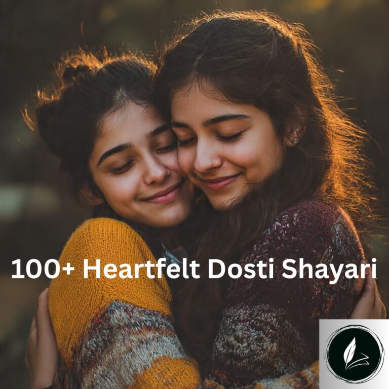 100+ Heartfelt Dosti Shayari Beautiful Friendship Poetry