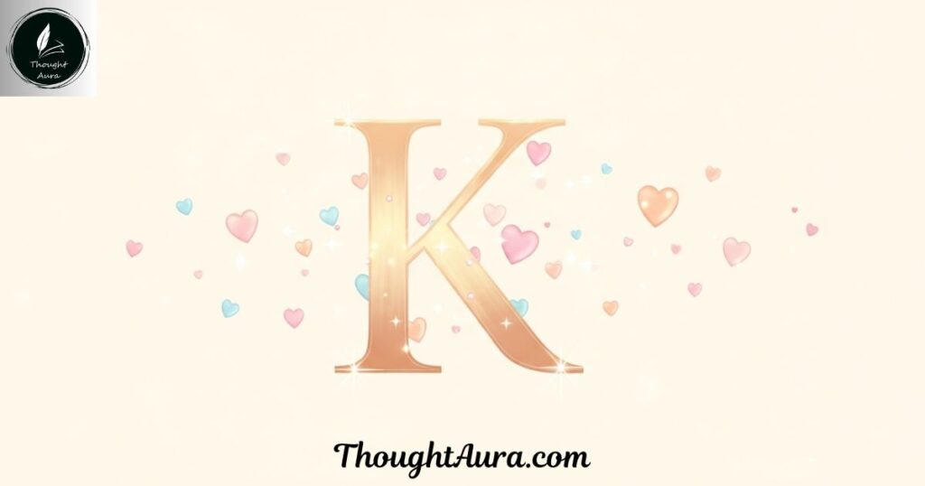Adorable K Words That Express Love and Care