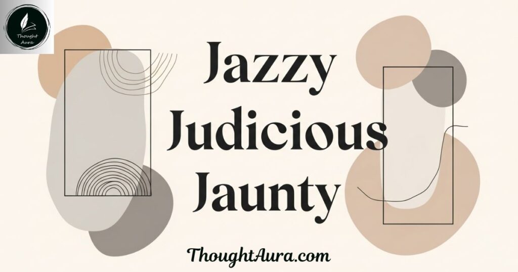 Aesthetic Adjectives Starting with J