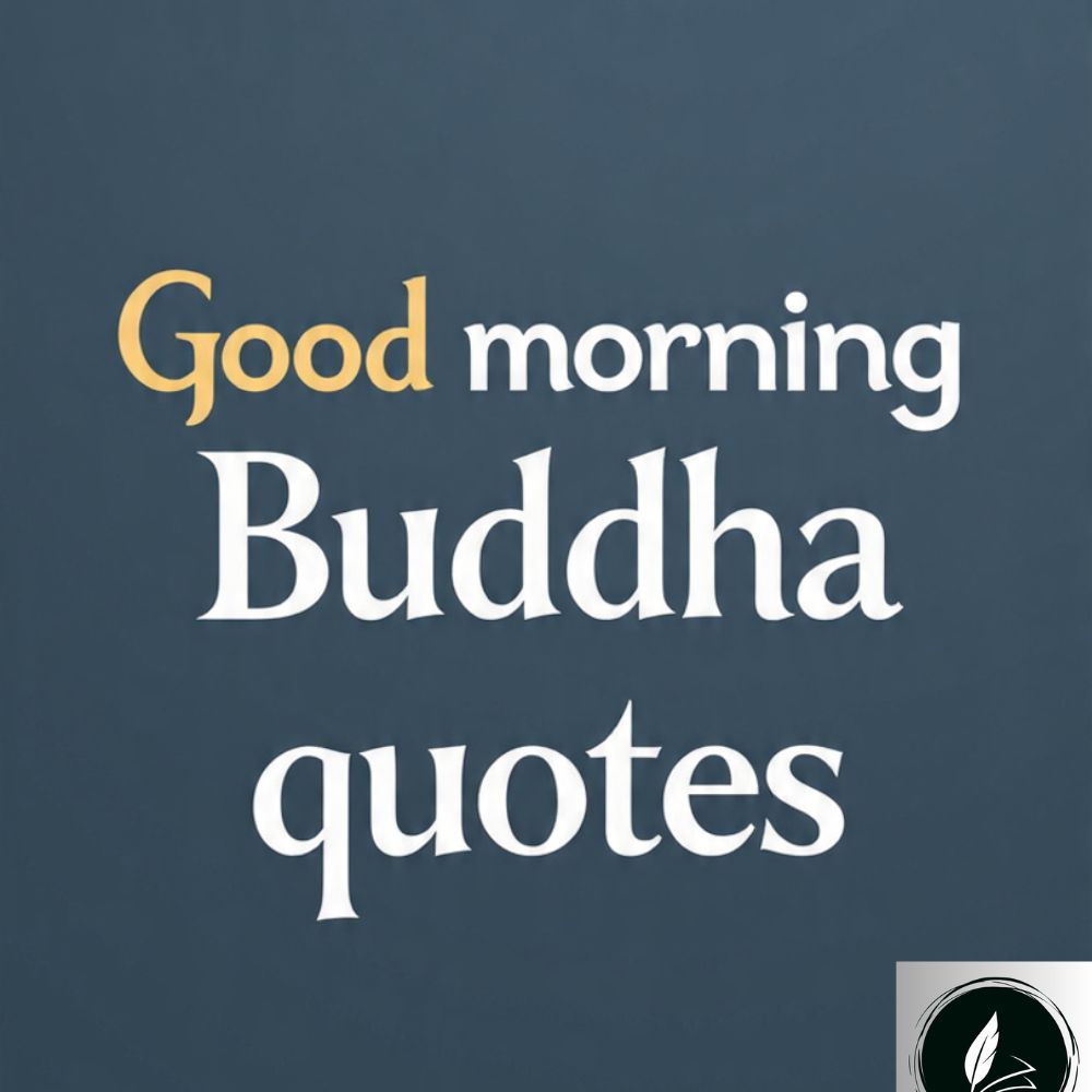 Good morning buddha quotes
