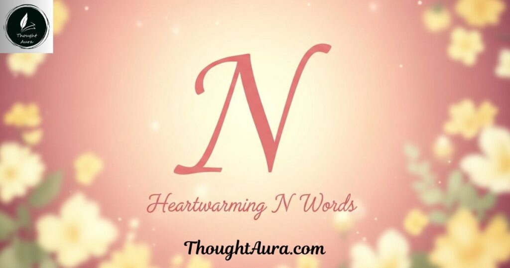 Heartwarming N Words That Spread Kindness