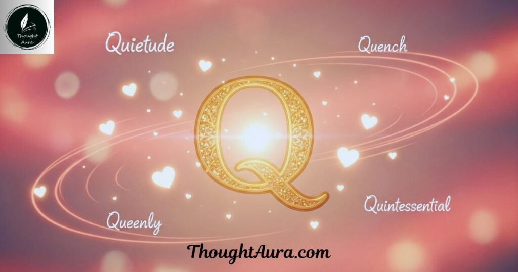 Heartwarming Q Words That Spread Kindness