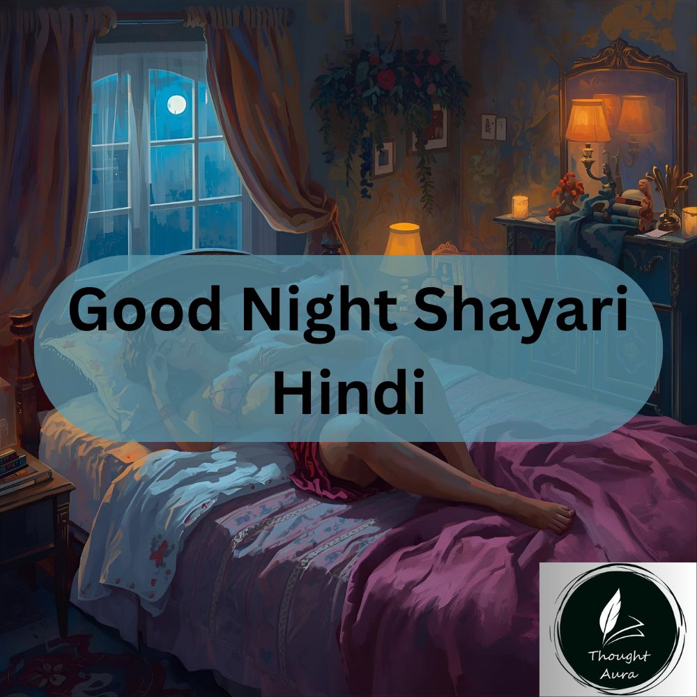 Good night shayari hindi