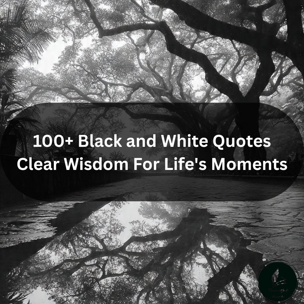 Black and White Quotes