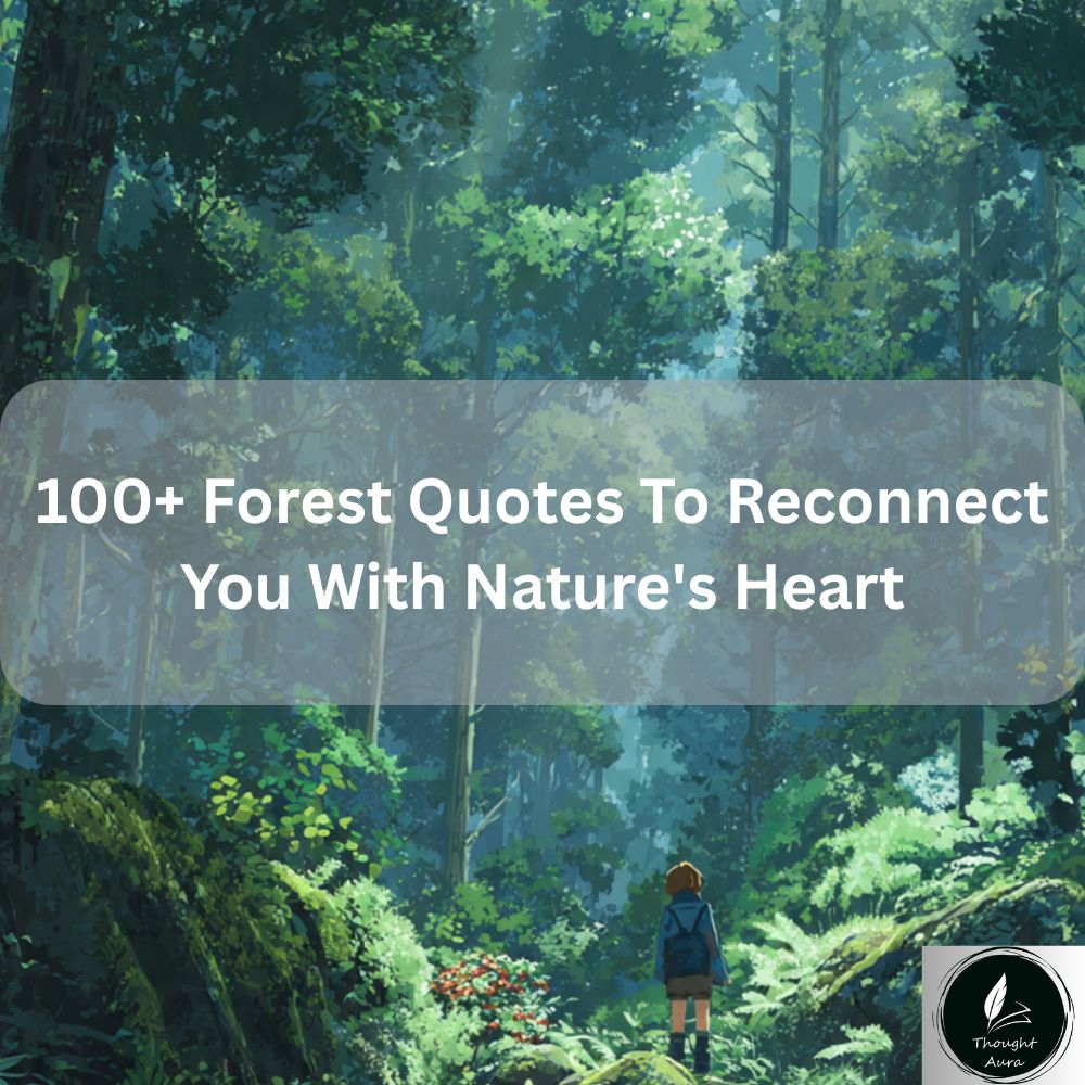100+ Forest Quotes To Reconnect You With Nature's Heart