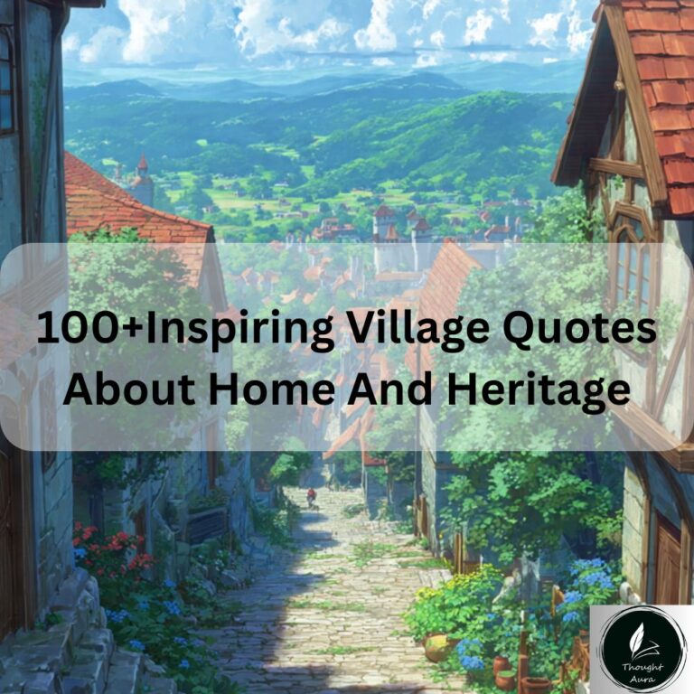 100+Inspiring Village Quotes About Home And Heritage